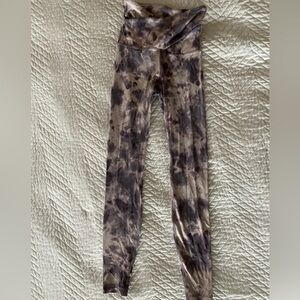 Lululemon Align Criss Cross waist pant 28” Diamond Dye pitch Grey graphite Grey